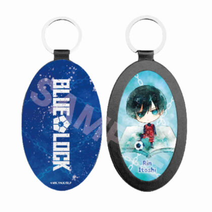 ブルーロック キャラでるアート レザーキーホルダー 21 糸師凛(ミニキャラ) (Blue Rock 角色藝術皮革鑰匙圈 21 Rin Itoshi（迷你角色）)