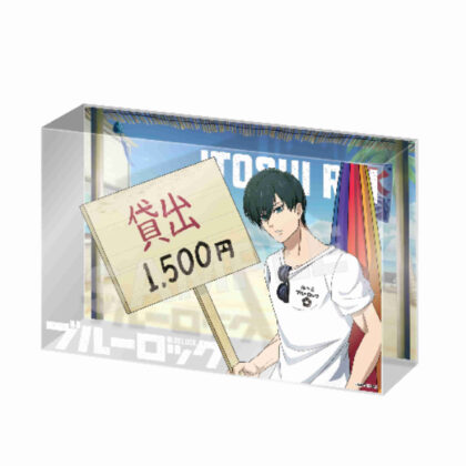 ブルーロック 海の家 クリスタルアートボード 04 糸師凛 (藍岩海濱別墅水晶藝術板 04 Rin Itoshi)