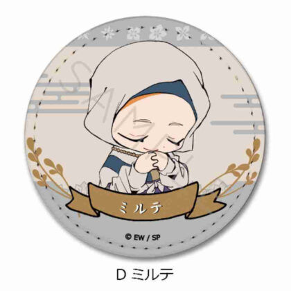 天穂のサクナヒメ レザーバッジ D ミルテ (天鳳之作姬皮革徽章 D Mirte)