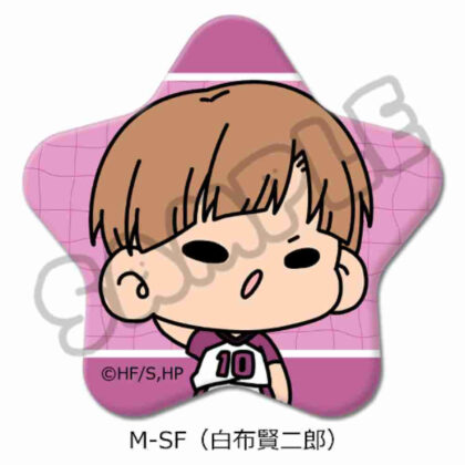 ハイキュー!! みんなmochocho化大作戦! 第2弾 星型缶バッジ M-SF 白布賢二郎 (Haikyu!!大家mochocho操作！)