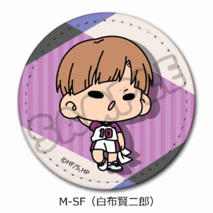 ハイキュー!! みんなmochocho化大作戦! 第2弾 レザーバッジ M-SF 白布賢二郎 (Haikyu!!大家mochocho操作！)