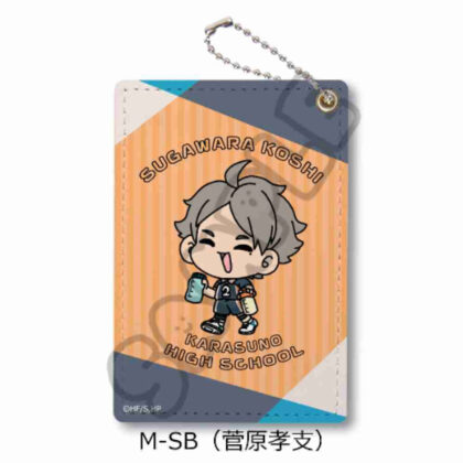 ハイキュー!! みんなmochocho化大作戦! 第2弾 パスケース M-SB 菅原孝支 (Haikyu!!大家mochocho操作！)