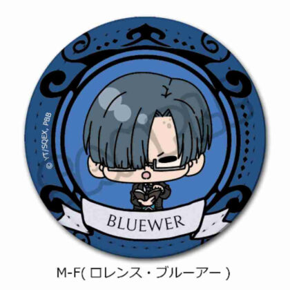 黒執事 -寄宿学校編- レザーバッジ(丸形) M-Fロレンス・ブルーアー (黑執事-寄宿學校版-皮革徽章（圓形）M-F Lawrence Bruer)