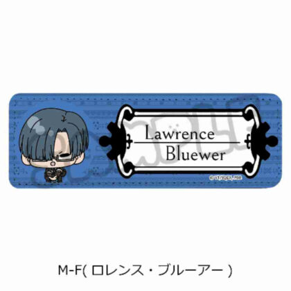 黒執事 -寄宿学校編- レザーバッジ(ロング) M-Fロレンス・ブルーアー (黑執事-寄宿學校版-皮革徽章（長）M-F Lawrence Bruer)