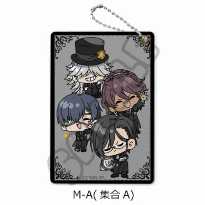 黒執事 -寄宿学校編- パスケース M-A 集合A (黑執事-寄宿學校版-通行證套M-A套裝A)