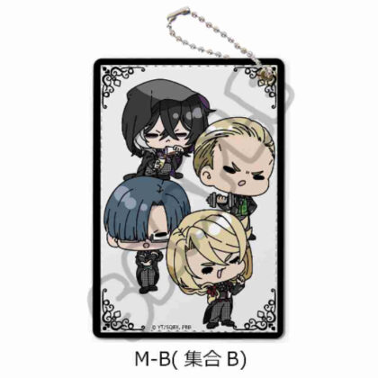 黒執事 -寄宿学校編- パスケース M-B 集合B (黑執事-寄宿學校版-通行證套M-B套裝B)