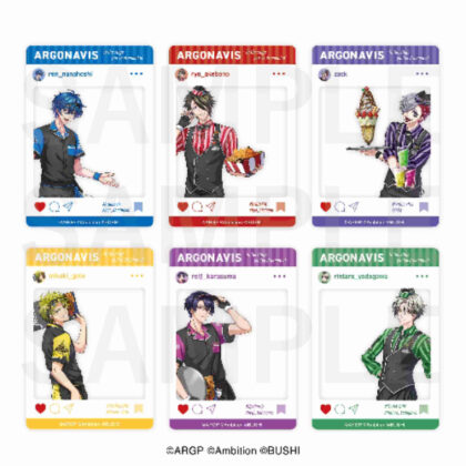 アルゴナビス -キミが見たステージへ-×E-DINER トレーディングSNS風クリアカード (Argonavis -到你看到的舞台-×E-DINER交易SNS風格透明卡)