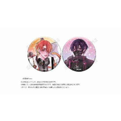 ヤンキー、推しと運命と出会う 描き下ろし缶バッジセット ポップサイバーVer. (洋基遇到了他的推手和命運新繪製的錫徽章套裝 Pop Cyber​​ Ver.)