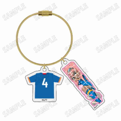 イナズマイレブン ワイヤーアクリルキーホルダー 7 綱海条介 (閃電十一人 亞克力線鑰匙圈 7 海嘯仗助)