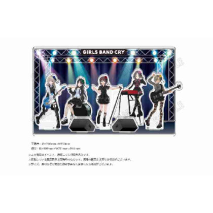 ガールズバンドクライ 描き下ろしアクリルジオラマ (女子樂團哭泣原創壓克力立體模型)