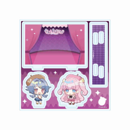 アクリルスタンドプレート まいまいまいごえん 44 ヒカル&マリア(ミニキャライラスト) (亞克力立板舞舞園 44 Hikaru & Maria（迷你人物插畫）)