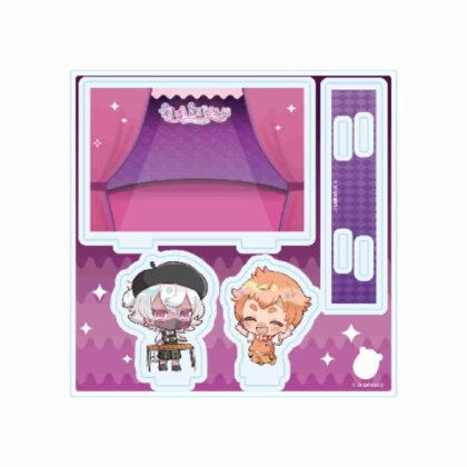 アクリルスタンドプレート まいまいまいごえん 45 ハヤテ&ダイゴロウ(ミニキャライラスト) (亞克力立板舞舞園 45 疾風＆大五郎（迷你人物插畫）)