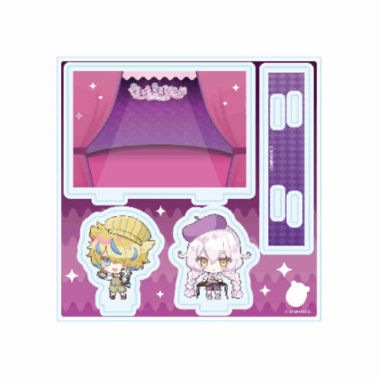 アクリルスタンドプレート まいまいまいごえん 46 カナタ&ゾーヤ(ミニキャライラスト) (亞克力立牌 舞舞舞園 46 Kanata & Zoya（迷你人物插畫）)