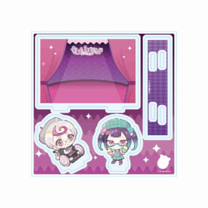アクリルスタンドプレート まいまいまいごえん 49 マモル&リンリン(ミニキャライラスト) (亞克力立板 舞舞舞園 49 Mamoru & Rinrin (迷你人物插畫))