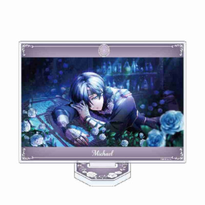 アクリルスタンド 千銃士:Rhodoknight 198 ミカエル(公式イラスト) (亞克力支架 千手志：Rhodoknight 198 麥可（官方插圖）)