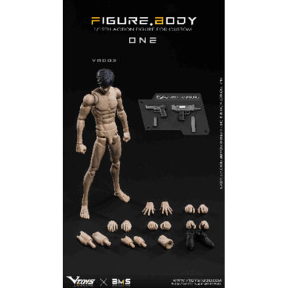 010_VTOYS×BMS 1/12スケール可動フィギュア素体 ONE(ワン) VB003 イエロースキン (010_VTOYS×BMS 1/12比例可動手辦素體ONE（一）VB003黃皮膚)