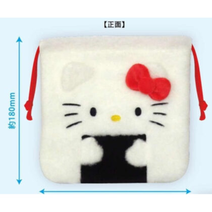 サンリオキャラクターズ おにぎりシリーズ 巾着 ハローキティ (Sanrio 角色飯糰系列抽繩包 Hello Kitty)