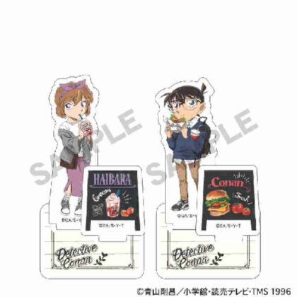 名探偵コナン アクリルスタンド 江戸川コナン&灰原哀 ジャンクフード (名偵探柯南 亞克力立牌 江戶川柯南 & 灰原愛 垃圾食品)