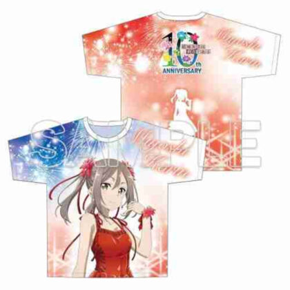 ｢結城友奈は勇者である｣10周年記念 フルグラフィックTシャツ 三好夏凜 (《由紀由奈是英雄》10週年全圖T卹三好夏裡)
