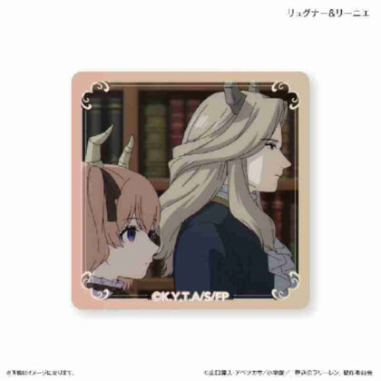 葬送のフリーレン スクエアガラスマグネット リュグナー&リーニエ (葬禮 Freelen 方形玻璃磁鐵 Rugner & Linier)