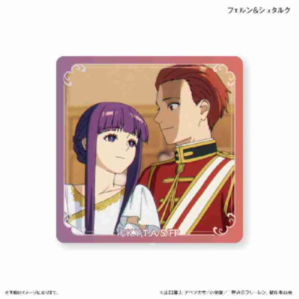 葬送のフリーレン スクエアガラスマグネット フェルン&シュタルク (葬禮 Freelen 方形玻璃磁鐵 Fern & Stark)