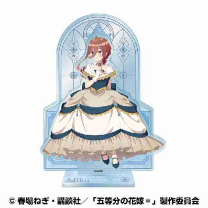 五等分の花嫁* 2層アクリルスタンド(深窓の令嬢)③中野 三玖 (典型五胞胎* 2層壓克力支架（深窗之女）③中野未來)