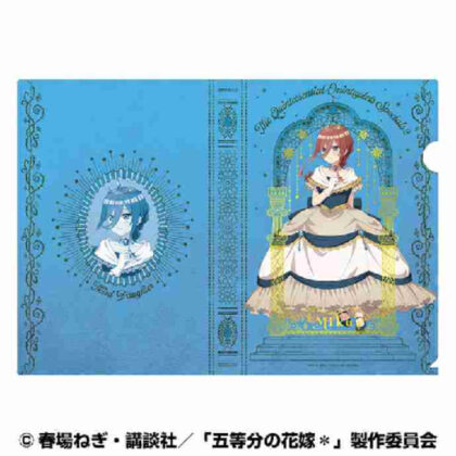 五等分の花嫁* 箔入りA4クリアファイル(深窓の令嬢) ③中野 三玖 (精髓五胞胎* A4 鋁箔透明文件夾（深窗之女）③中野未來)