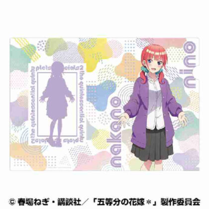 五等分の花嫁* A4クリアファイル(おかえり) ②中野二乃 (精髓五胞胎* A4透明文件夾（歡迎回來） ②中野二乃)