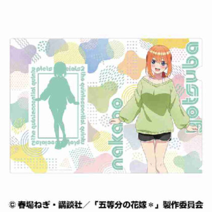 五等分の花嫁* A4クリアファイル(おかえり) ④中野四葉 (精華五胞胎* A4資料夾（歡迎回來） ④ 中野四葉)