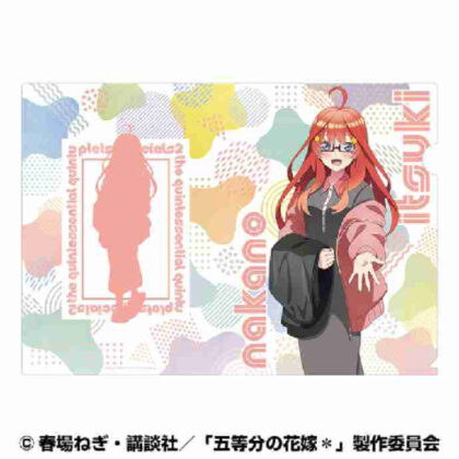 五等分の花嫁* A4クリアファイル(おかえり) ⑤中野五月 (精華五胞胎* A4透明資料夾（歡迎回來） ⑤ 中野皋月)