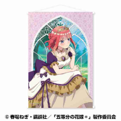 五等分の花嫁* B2タペストリー(深窓の令嬢) ②中野 二乃 (精髓五胞胎* B2掛毯（深窗之女）②中野二乃)