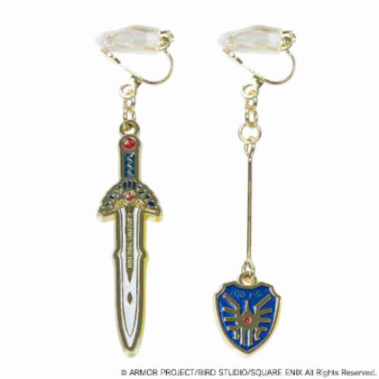 スマイルスライム コスメ&ビューティー イヤリング ロトの剣&ロトの盾 (微笑史萊姆化妝品和美容耳環 樂透之劍和樂透之盾)