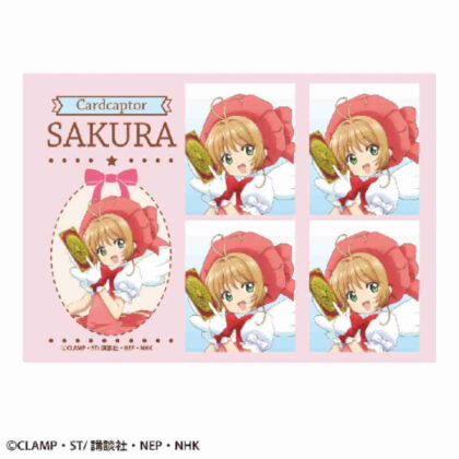 カードキャプターさくら 25周年 さくらちゃん推しステッカー A (魔卡少女櫻 25 週年紀念小櫻最愛貼紙 A)