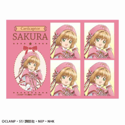 カードキャプターさくら 25周年 さくらちゃん推しステッカー F (魔卡少女櫻 25 週年紀念小櫻最愛貼紙 F)