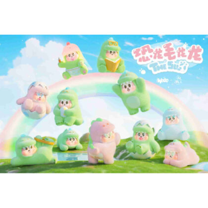WOOO THE SLLO ふわふわの恐竜SLLO シリーズ トレーディングフィギュア (WOOO THE SLLO 毛絨恐龍 SLLO 系列交易玩偶)