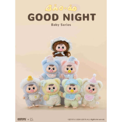 001_CQTOYS×Bao-ao Bao-ao おやすみ ベビーシリーズ トレーディングプラッシュ (001_CQTOYS×寶寶寶寶晚安寶寶系列交易毛絨)