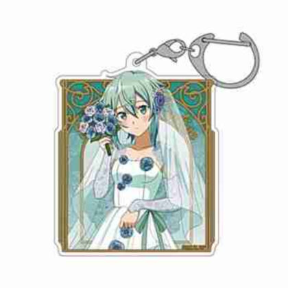 (s)ソードアート・オンライン 描き下ろし シノン アクリルマルチキーホルダー ウェディングドレスVer. 送料別880円