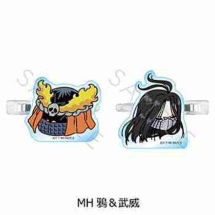(s)幽☆遊☆白書 前髪クリップ MH 鴉&武威 送料別880円
