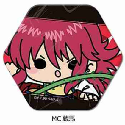 (s)幽☆遊☆白書 六角形缶バッジ MC 蔵馬 送料別880円