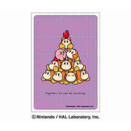 カービィ play with ワドルディ キャラクタースリーブミニ ENS-10 ちからをあわせて