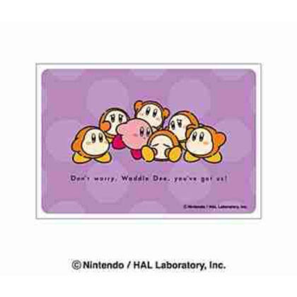 カービィ play with ワドルディ キャラクタースリーブミニ ENS-15 だいじょうぶだよ!