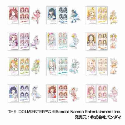(s)メモリーカットステッカーIDphoto 3枚入り 学園アイドルマスター (単品統一JAN) 送料別880円