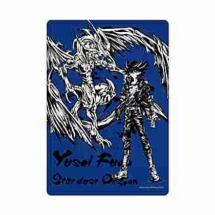 (s)キャラクリアケース 遊☆戯☆王5D's 12 不動遊星&スターダスト・ドラゴン(墨絵イラスト) 送料別880円