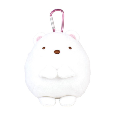 (2月新発売 すみっコぐらし カラビナ付きぬいぐるみファスナーマスコット しろくま - すみっコぐらし カラビナ付きぬいぐるみファスナーマスコット しろくま 2月新発売)