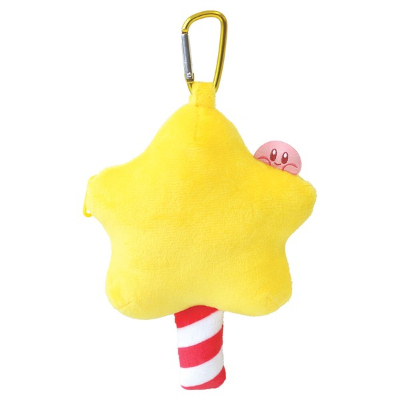 Kirby Star Star Plush Zipper Mascot with Carabiner Star Rod Arriving in Late January - Kirby Star Star Plush Zipper Mascot with Carabiner Star Rod Arriving in Late January (1月下旬入荷 星のカービィ カラビナ付きぬいぐるみファスナーマスコット スターロッド - 星のカービィ カラビナ付きぬいぐるみファスナーマスコット スターロッド 1月下旬入荷)