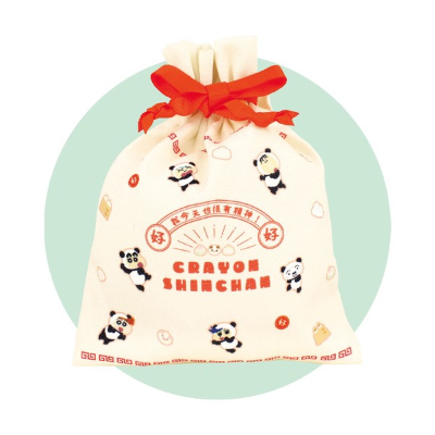 Crayon Shin-chan Drawstring Pouch Chinese Shin-chan/Panda - Drawstring Pouch Chinese Shin-chan/Panda (クレヨンしんちゃん 巾着ポーチ 中華しんちゃん/パンダ - 巾着ポーチ 中華しんちゃん/パンダ) - Image 2