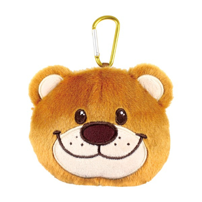 Suzie Zoo Plush Zipper Mascot with Carabiner, Boof (スージー・ズー カラビナ付きぬいぐるみファスナーマスコット ブーフ)