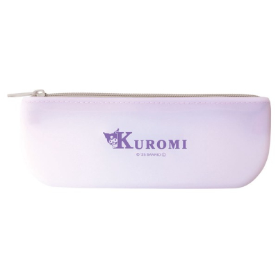 Sanrio Characters SOFUTTO Silicone Pen Pouch Kuromi (サンリオキャラクターズSOFUTTOシリコーンペンポーチ クロミ) - Image 4