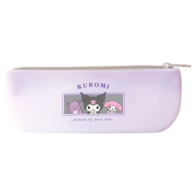 Sanrio Characters SOFUTTO Silicone Pen Pouch Kuromi (サンリオキャラクターズSOFUTTOシリコーンペンポーチ　クロミ)