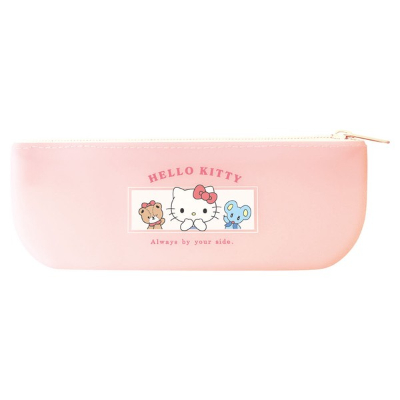 Sanrio Characters SOFUTTO Silicone Pen Pouch Hello Kitty (サンリオキャラクターズSOFUTTOシリコーンペンポーチ　ハローキティ)